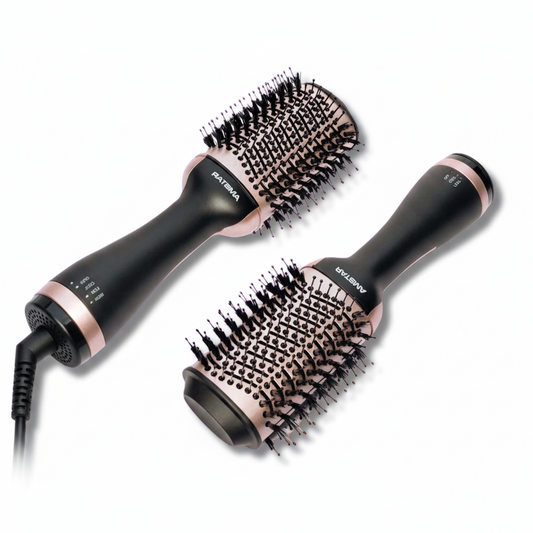 Amstar 1200W 2-in-1 Volumizing Hot & Cold Air Brush & Straightener — product view 2