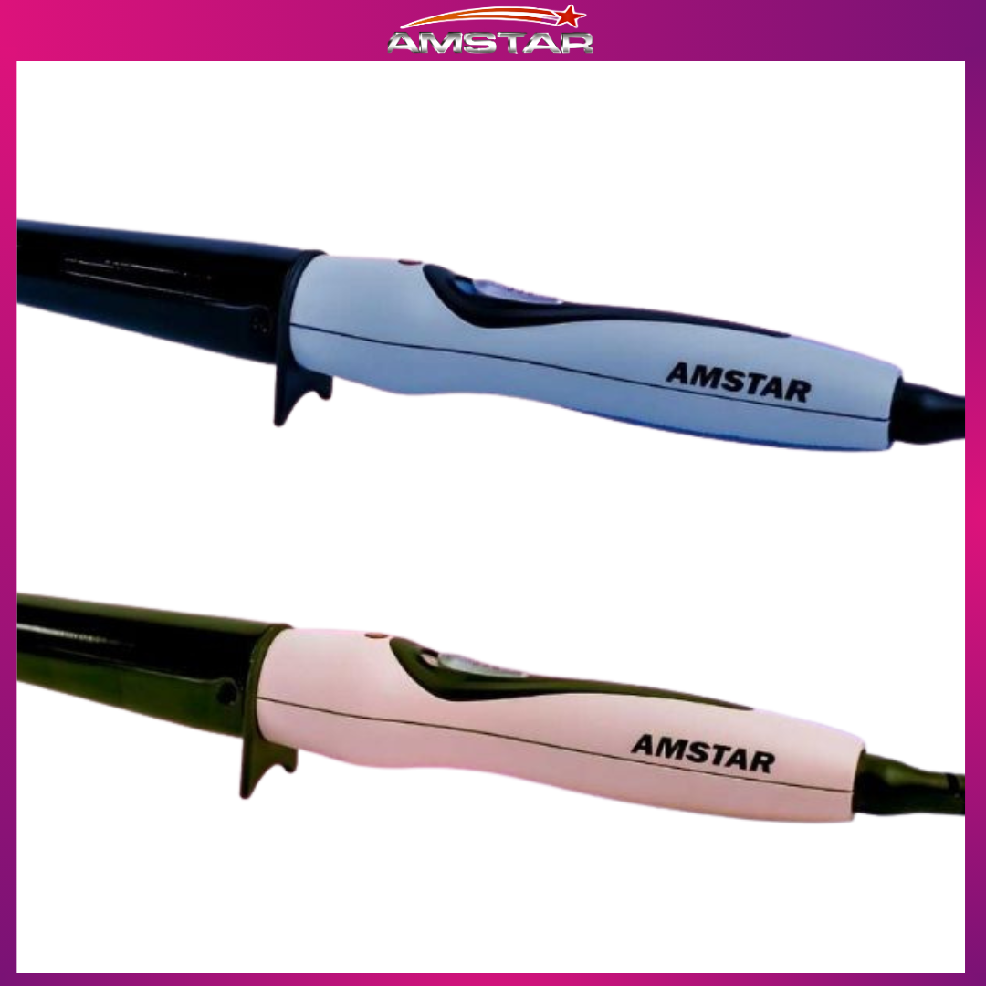 Amstar 48W Ceramic Curling Iron with Pointed Tip