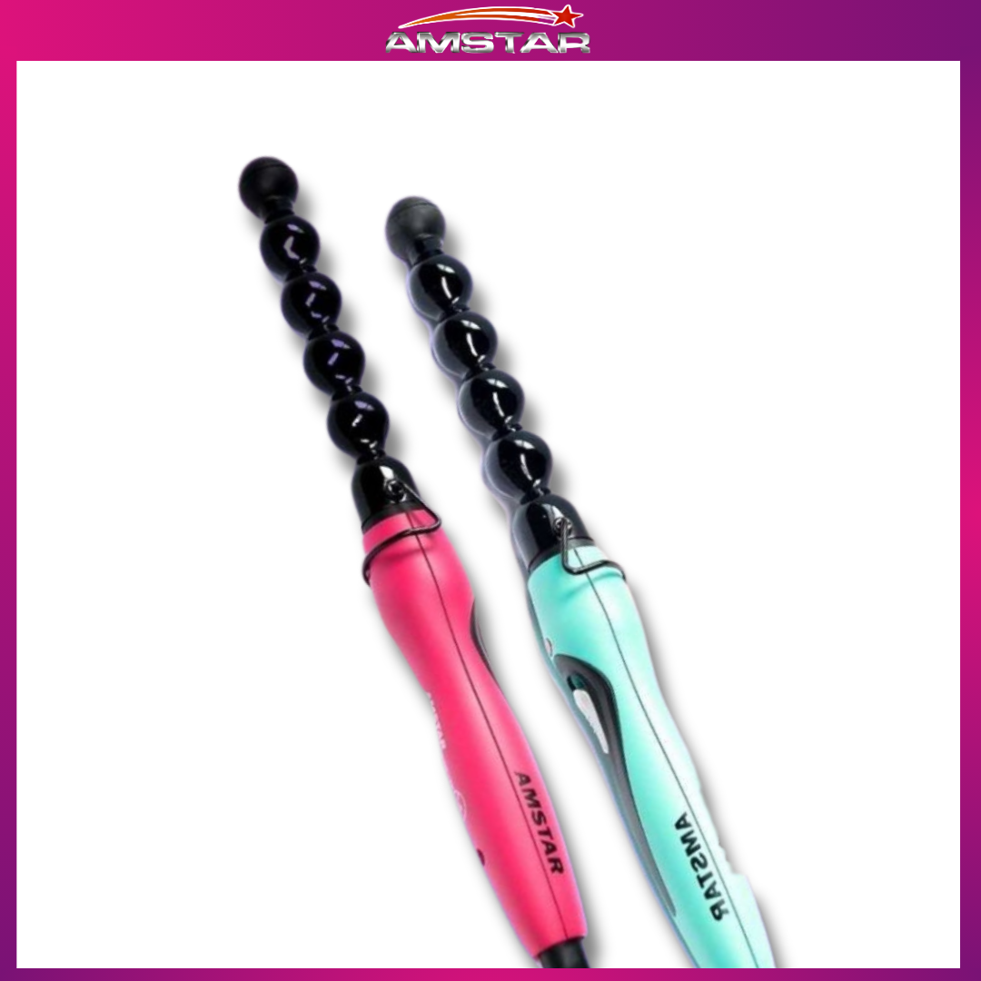 Amstar 34–38W Ceramic Curling Iron – Adjustable Heat