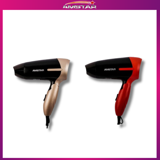 Amstar foldable travel hair dryer