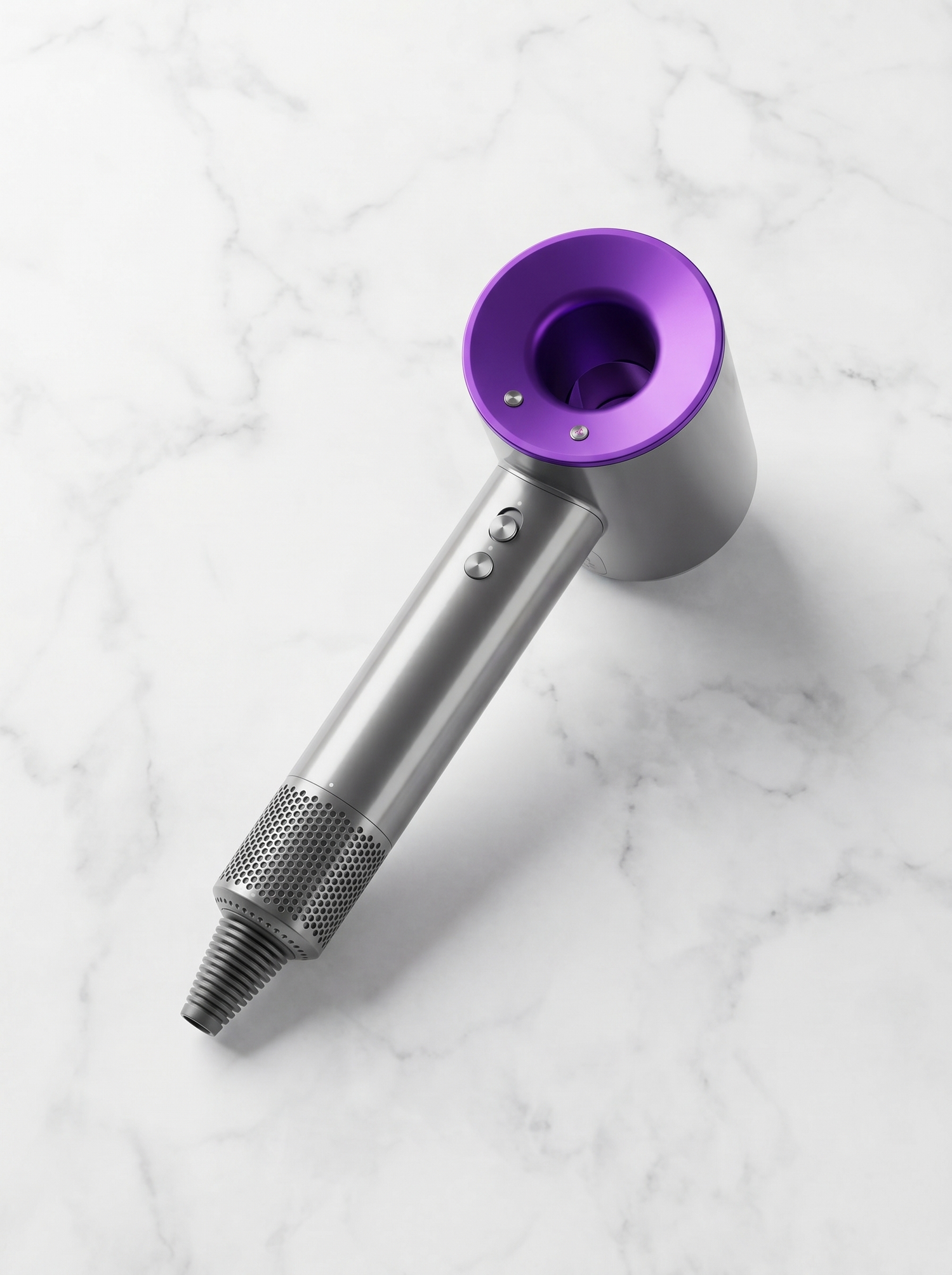 Amstar hair dryers on white marble