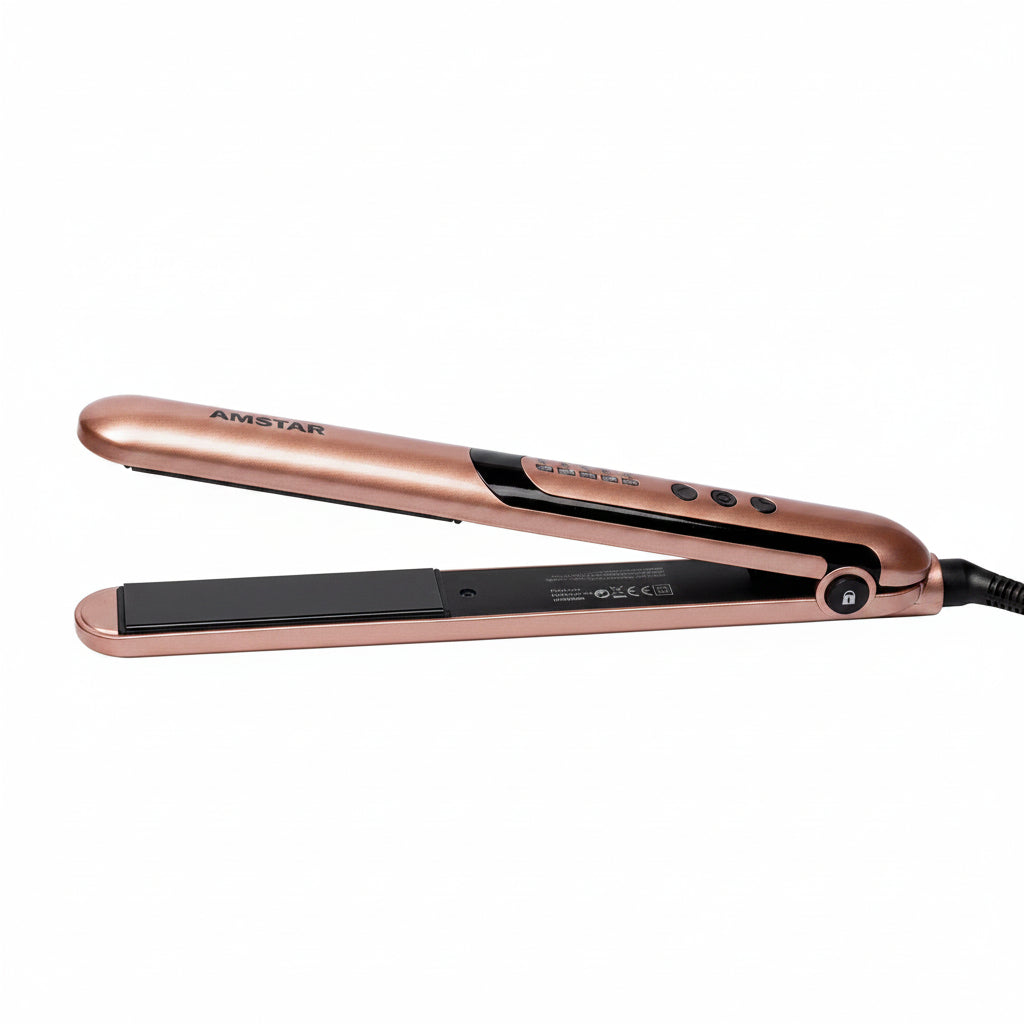 Amstar 45W Salon Hair Straightener – Professional Ceramic Iron