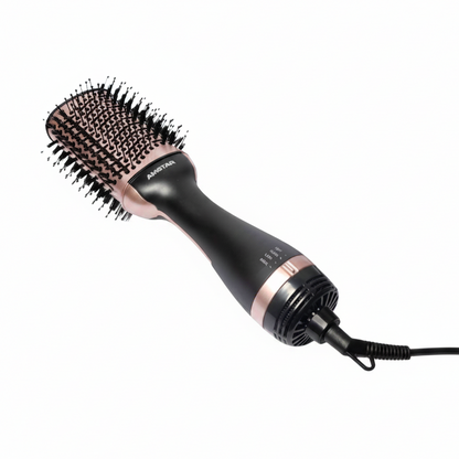 Amstar 1200W 2-in-1 Volumizing Hot & Cold Air Brush & Straightener