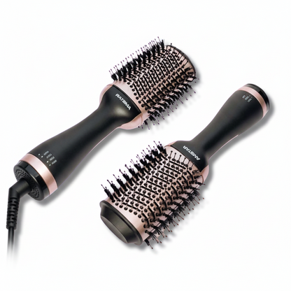 Amstar 1200W 2-in-1 Volumizing Hot & Cold Air Brush & Straightener