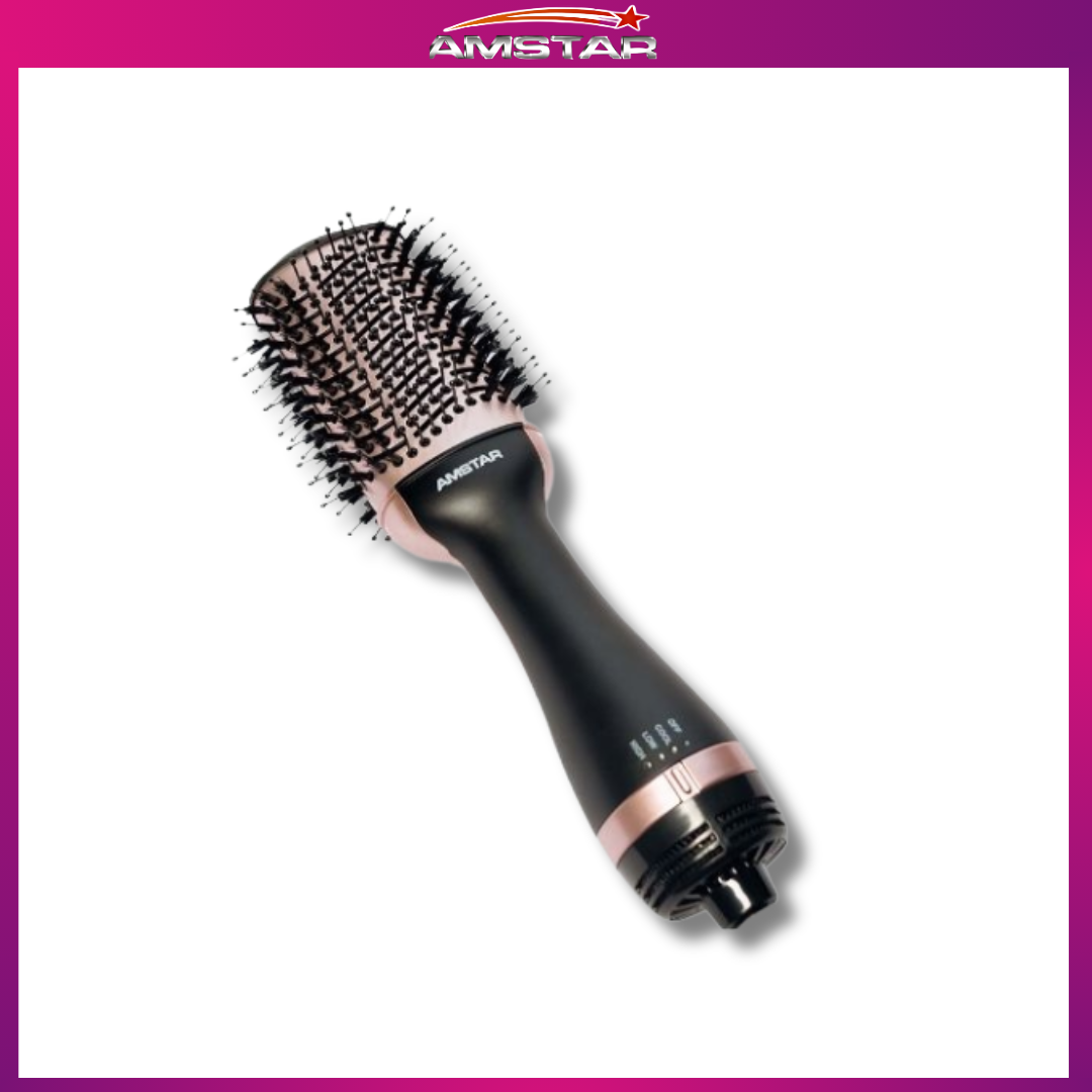Amstar 2-in-1 Volumizing Hot Air Brush & Straightener