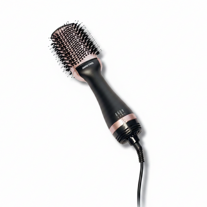 Amstar 1200W 2-in-1 Volumizing Hot & Cold Air Brush & Straightener