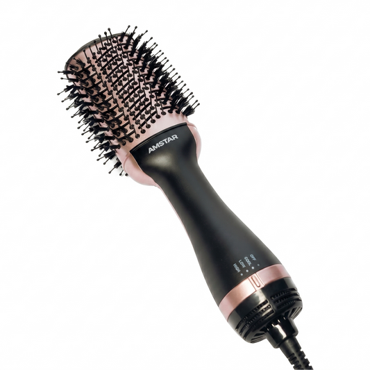 Amstar 2-in-1 Volumizing Hot Air Brush & Straightener