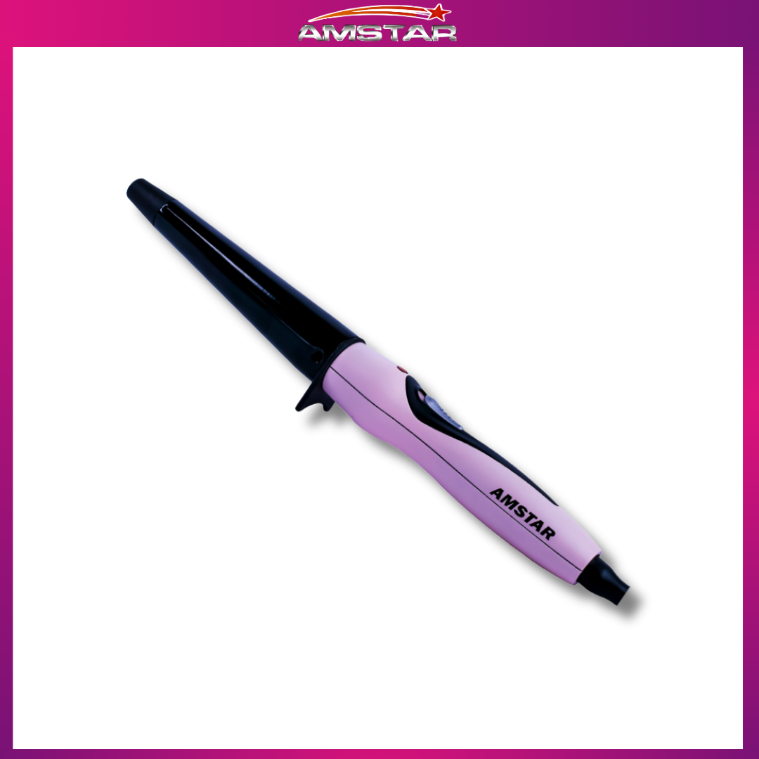 Amstar 48W Ceramic Curling Iron with Pointed Tip