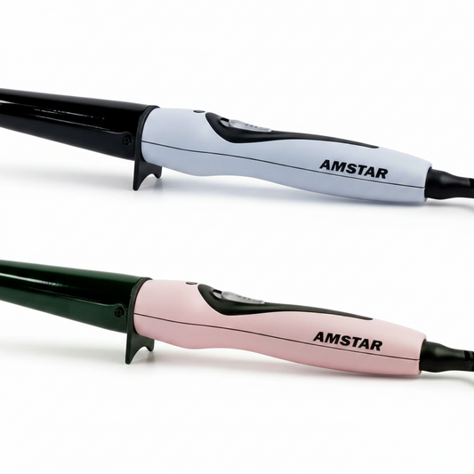 Amstar 48W Ceramic Curling Iron with Pointed Tip