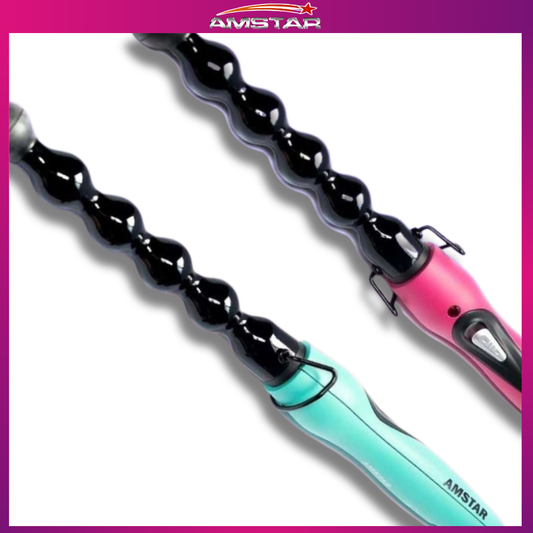 Amstar 34–38W Ceramic Curling Iron – Adjustable Heat