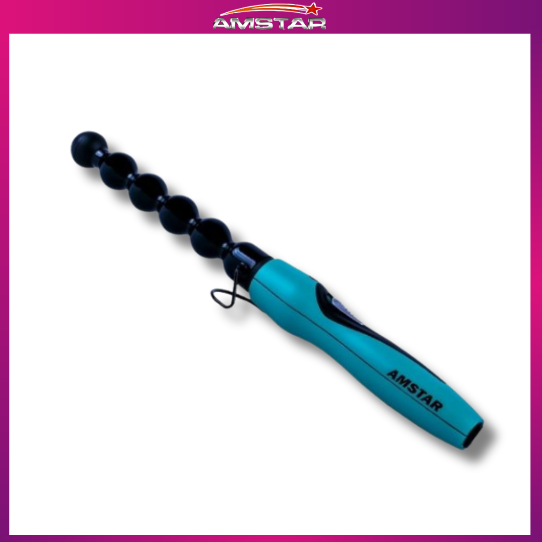 Amstar 34–38W Ceramic Curling Iron – Adjustable Heat