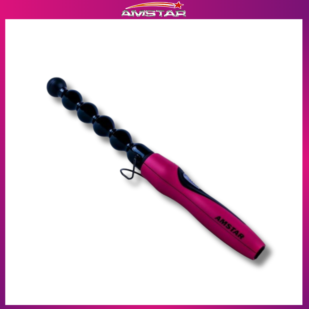 Amstar 34–38W Ceramic Curling Iron – Adjustable Heat