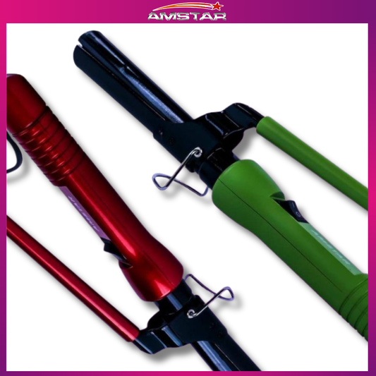 Amstar 36W Pro Curling Iron – Ceramic Crimper with Stand