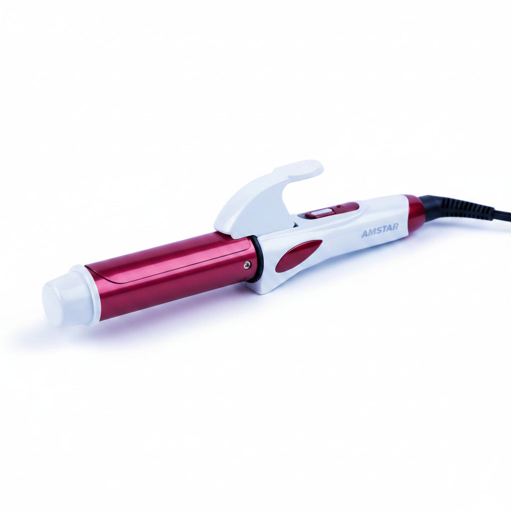 Amstar 30W Travel Hair Curler – Ceramic Mini Iron