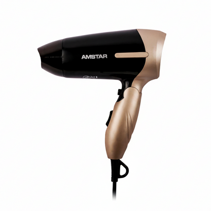 Amstar 1000W Travel Hair Dryer – Foldable, Dual Settings