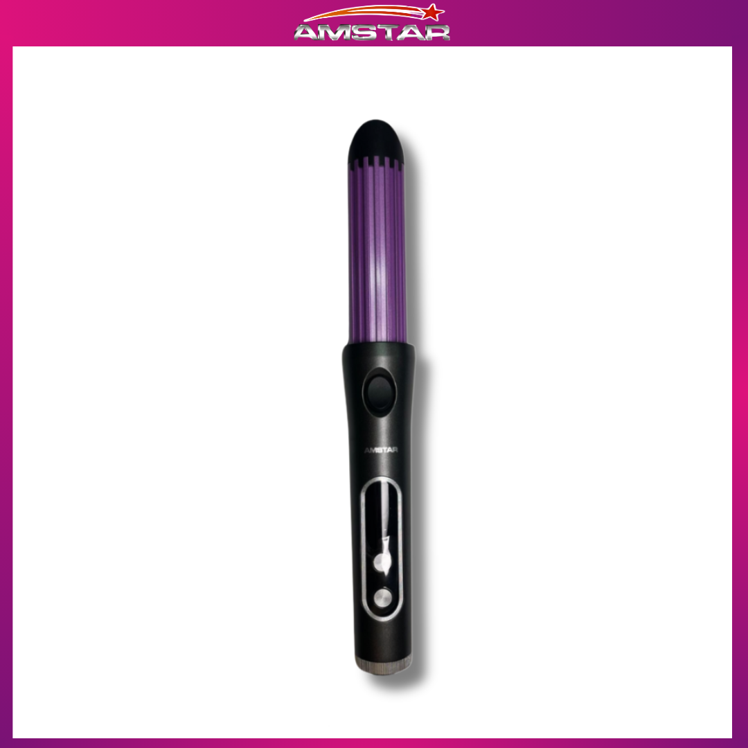 Amstar 2-in-1 Hair Straightener & Curler – 36W Ceramic Plates
