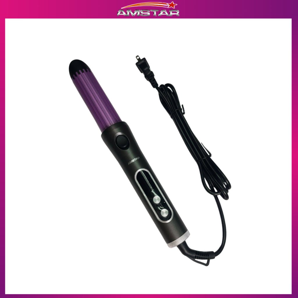 Amstar 2 - in - 1 Hair Straightener & Curler – 36W Wide Ceramic - Coated Plates Hair Tool - Amstar PH