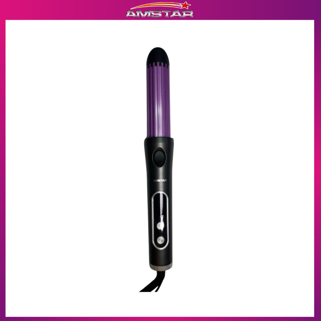 Amstar 2 - in - 1 Hair Straightener & Curler – 36W Wide Ceramic - Coated Plates Hair Tool - Amstar PH