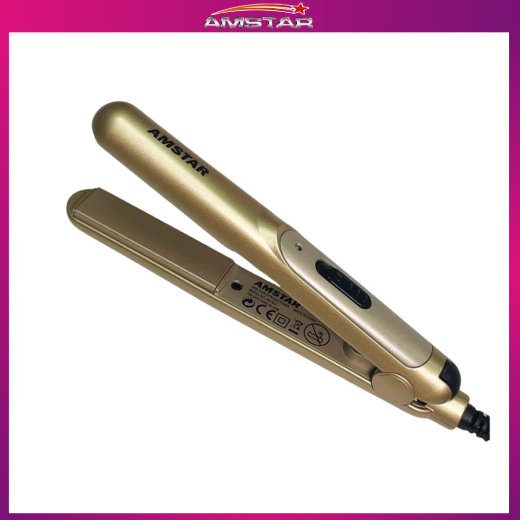 Amstar 46W Hair Straightener – Professional Ceramic Plate Plancha with 9 Heat Controls - Amstar PH