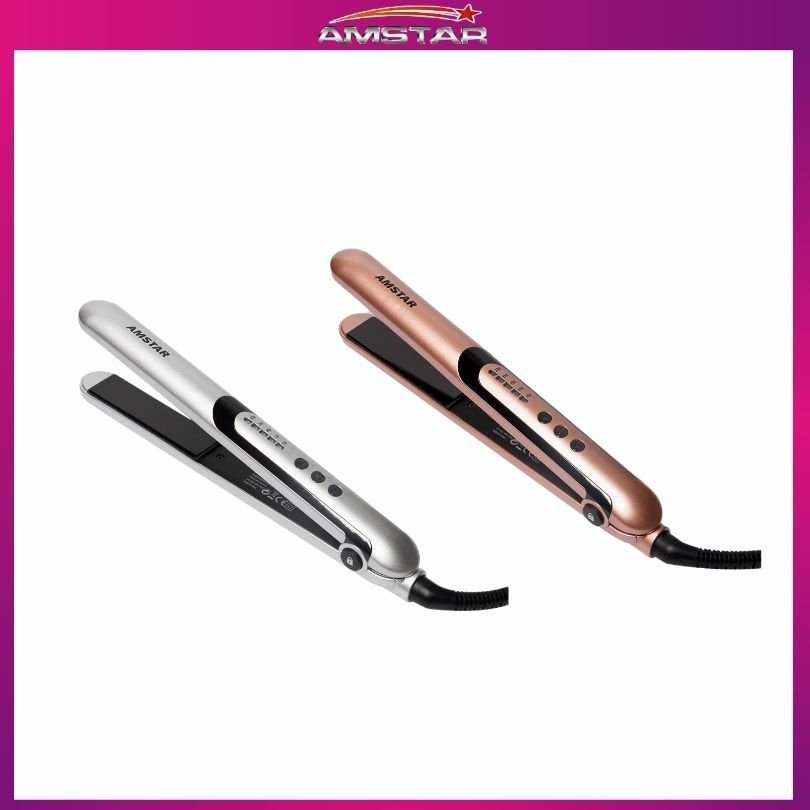 Amstar Salon Hair Straightener – Professional Hair Iron/Plancha - Amstar PH