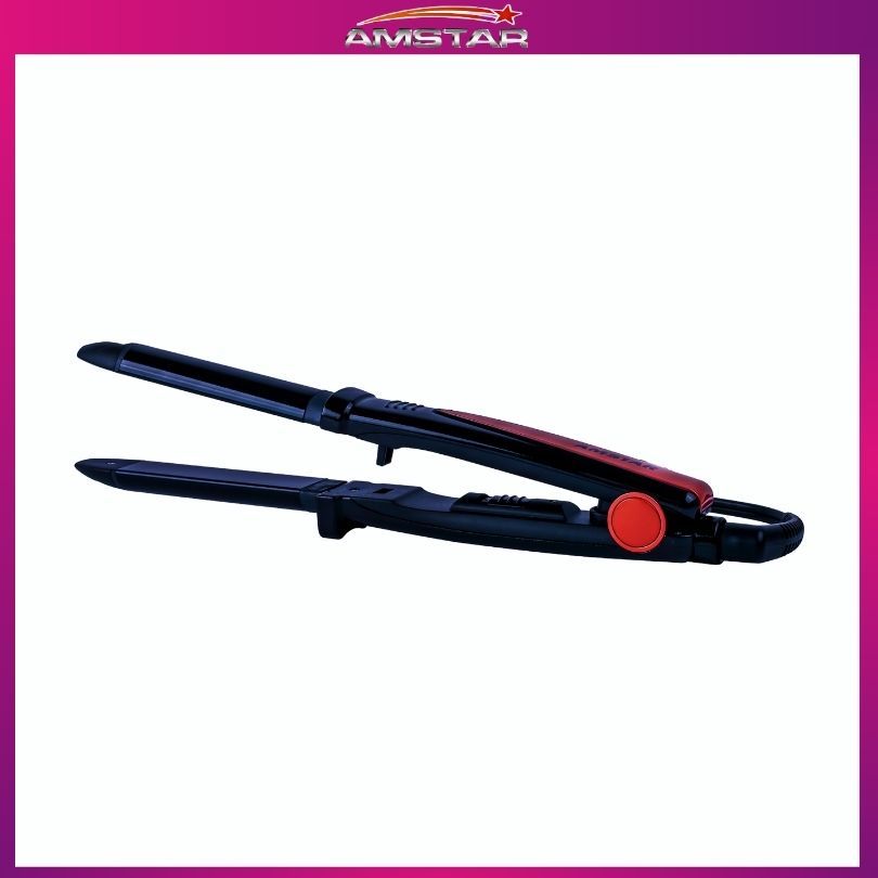 Amstar 2 - in - 1 Hair Tool – 52W Professional Hair Straightener & Curler - Amstar PH