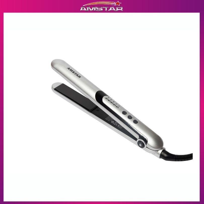 Amstar Salon Hair Straightener – Professional Hair Iron/Plancha - Amstar PH