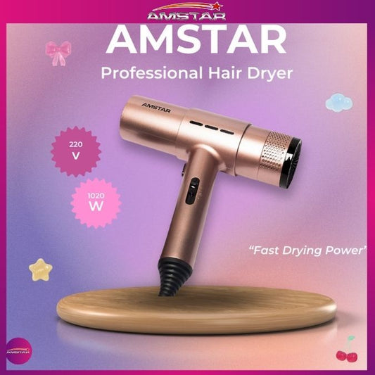 Amstar Volumizing Hair Dryer – Quick - Drying Professional Blower with Cool Shot - Amstar PH