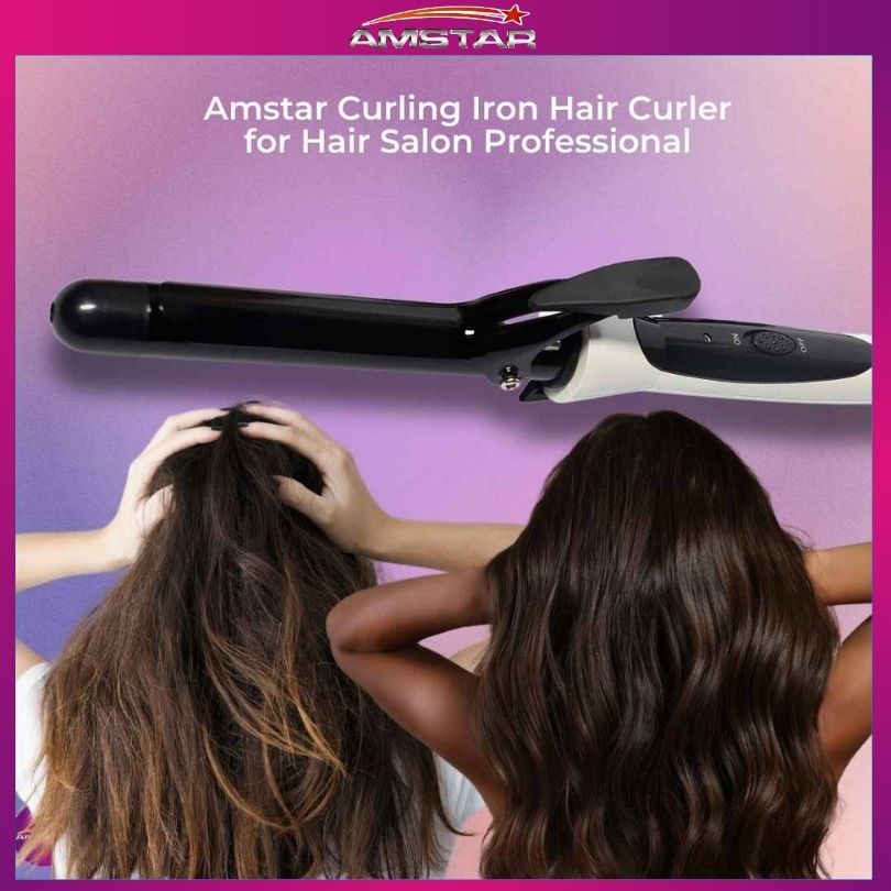 Amstar Professional Curling Iron – Hair Curler Wand for Salon Styling / Kulot Tool - Amstar PH