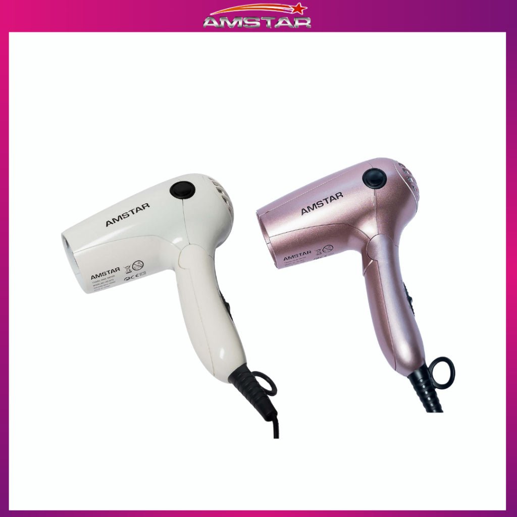 Amstar Foldable Travel Hair Dryer – Volumizing & Quick - Drying Hair Blower - Amstar PH