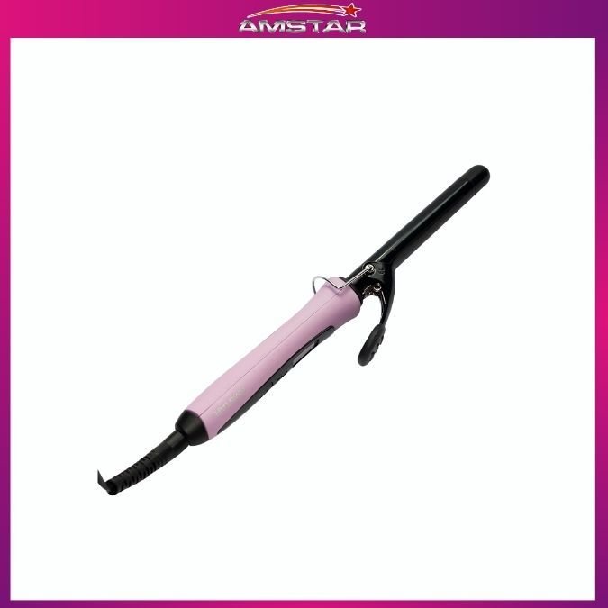 Amstar 39W Professional Hair Salon Curling Iron – 18mm Barrel with LCD and Stand - Amstar PH