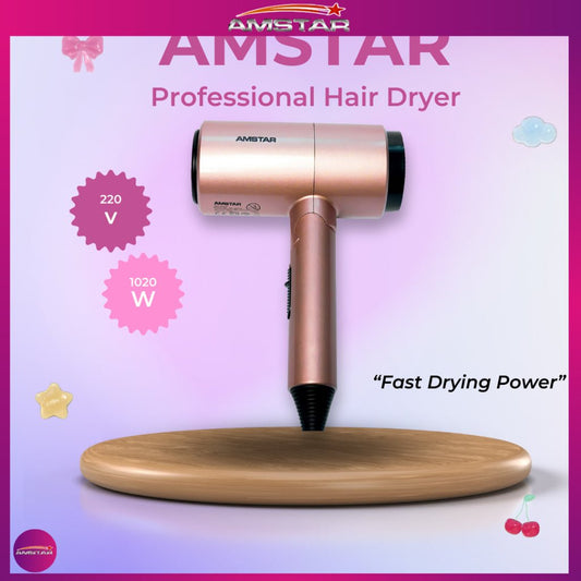 Amstar Quick - Dry Foldable Travel Size Hair Dryer – Volumizing Professional Blower - Amstar PH