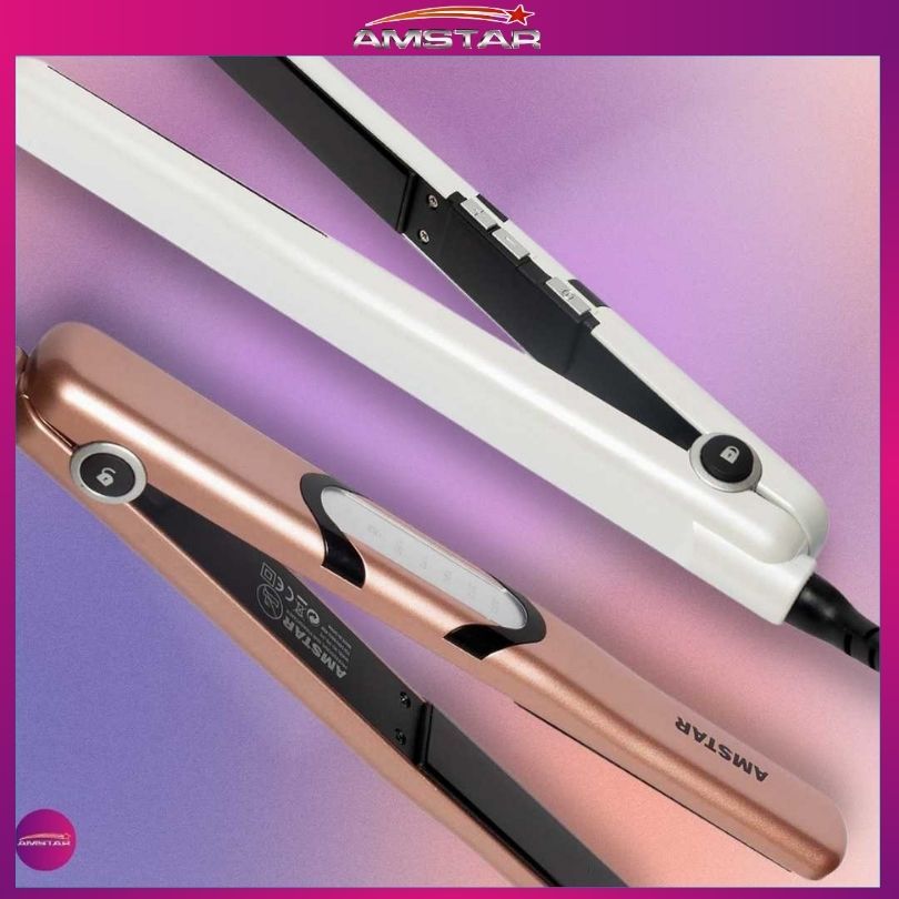 Amstar Salon Hair Straightener – Professional Hair Iron/Plancha - Amstar PH