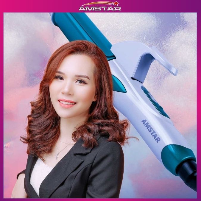 Amstar 30W Travel Hair Curler – Mini Curling Iron with Ceramic Coated Barrel - Amstar PH