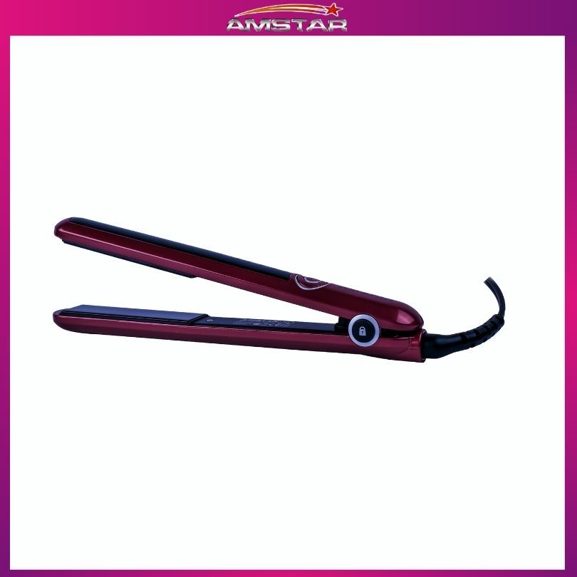 Amstar 46W Professional Hair Straightener – Ceramic - Coated Plates, 5 Heat Levels, Salon Plancha - Amstar PH