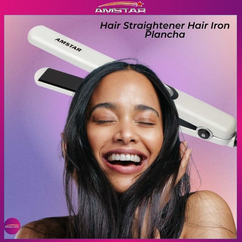 Amstar Salon Hair Straightener – Professional Hair Iron/Plancha - Amstar PH