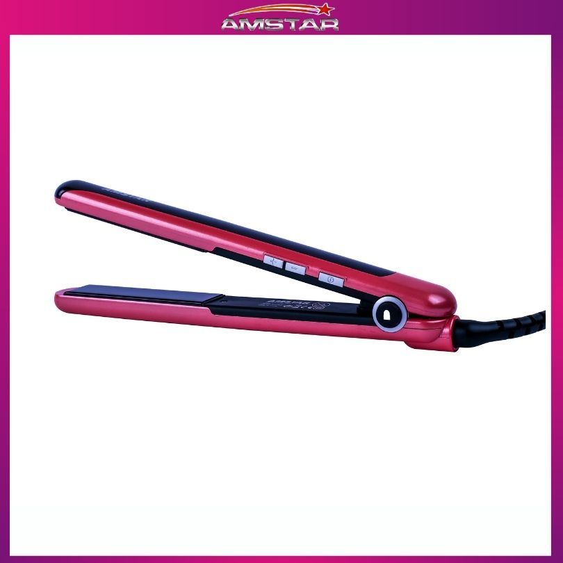 Amstar 46W Hair Straightener – Professional Ceramic Plate Plancha with 9 Heat Controls - Amstar PH
