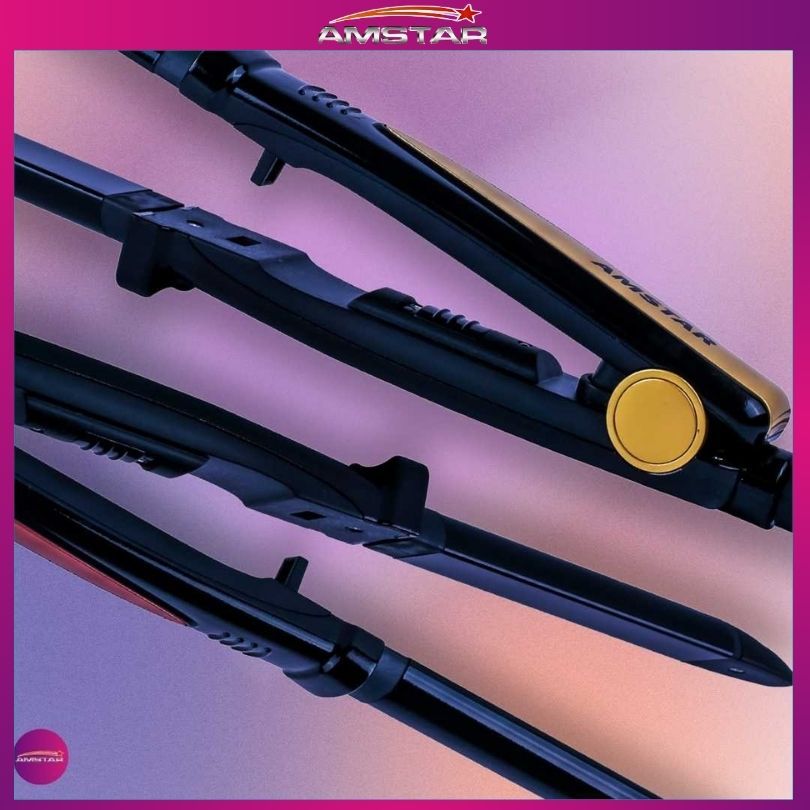 Amstar 2 - in - 1 Hair Tool – 52W Professional Hair Straightener & Curler - Amstar PH