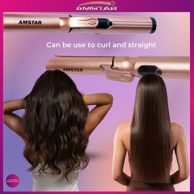 Amstar USB Wireless Hair Straightener – Cordless Hair Iron/Plancha - Amstar PH